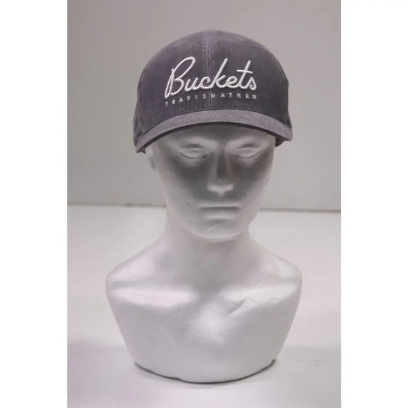 Travis Mathew Buckets Gray Corduroy Snapback Golf Hat - Picture 1 of 7